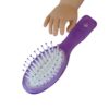 purple glitter hairbrush