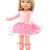 14.5″ Wellie Wisher Doll Pink Ballerina Leotard, Skirt & Shoes