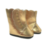 18" Doll Gold Victorian Boots