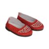 18" Doll Red Rhinestone Glitter Dress Shoe