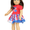 18" Doll Stars & Stripes Flag Dress