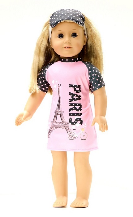 18 Doll Pink Paris Nightshirt
