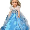 14.5" Wellie Wisher Doll Elsa Frozen Gown & Headband