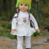 18 doll 3 piece fall owl outfit