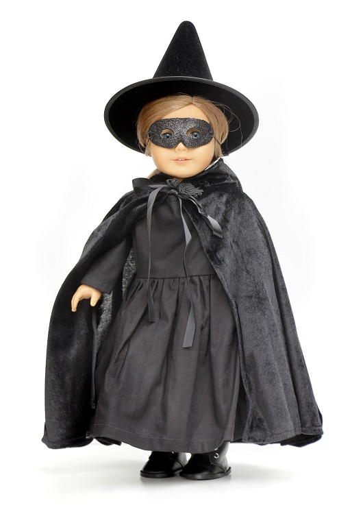 18 Doll 4 Piece Witch Costume