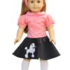 18 Inch Doll 50's Poodle Outfit
