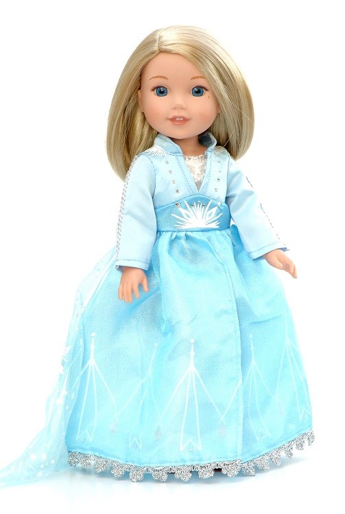 14.5 Wellie Wisher Doll Frozen 2 Inspired Elsa Gown 1