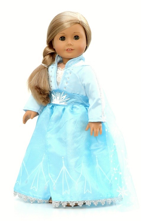 18 Doll Frozen 2 Inspired Elsa Gown 1