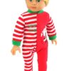 18" Doll Santa's Little Helper Footie Pajamas