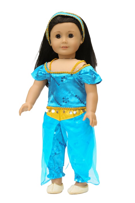 18 inch doll jasmine outfit