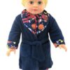 18" Boy Doll Sports Bathrobe