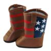18" Doll American Flag Cowgirl Boots