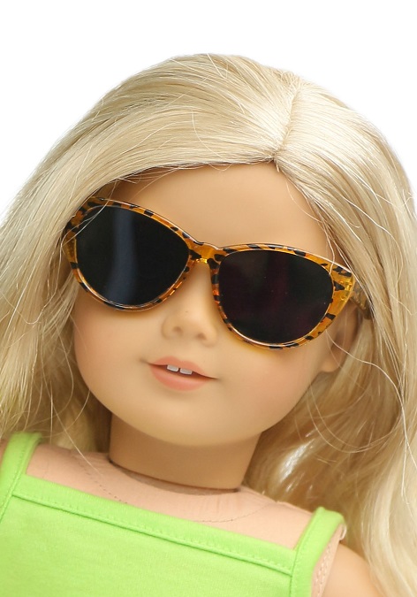 18 Doll Leopard Print Sunglasses 1