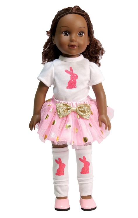 14.5 Wellie Wisher Doll Sparkling Bunny Tutu Outfit