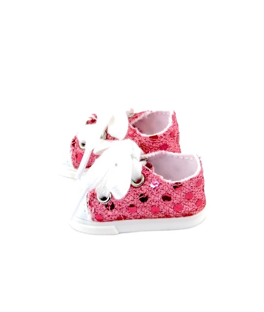 14.5 Wellie Wisher Pink Sequin Sneakers