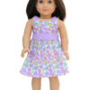 18" Doll Easter Egg Dress
