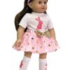 18 Doll Sparkling Bunny Tutu Outfit
