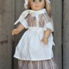 18" Doll Striped Colonial Work Dress Outfit