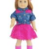 18" Doll Denim & Lace Complete Western Outfit
