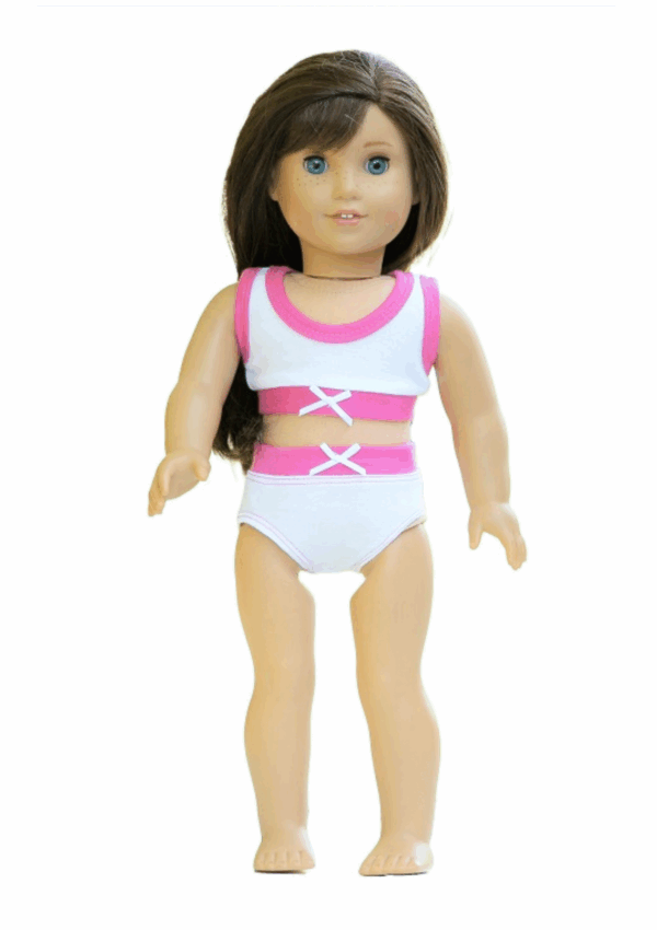 18" Doll Panty Sports Bra Underwear Set