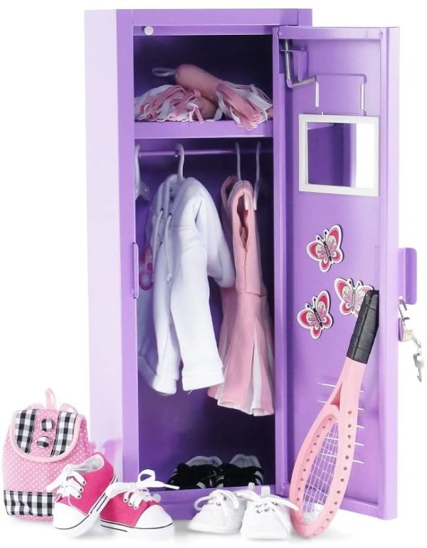 Purple Doll School Locker