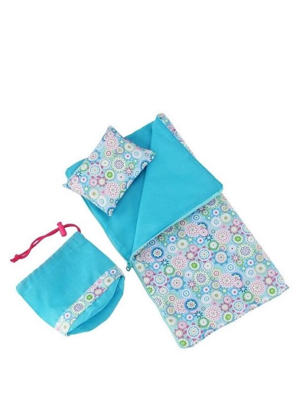 14.5" Wellie Wisher Doll Reversible Sleeping Bag