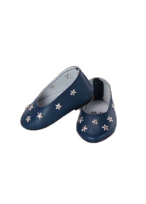 18 Doll Navy Star Shoes