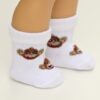 Doll-sized Laughing Monkey Socks