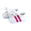 18" Doll Glitter Striped Sneakers