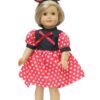 18" Doll Red Minnie Mouse Dress & Headband