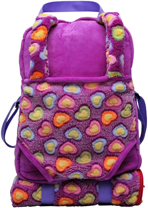 Purple Doll Carrier Backpack Sleeping Bag
