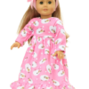 18" Doll Flannel Lamb Nightgown