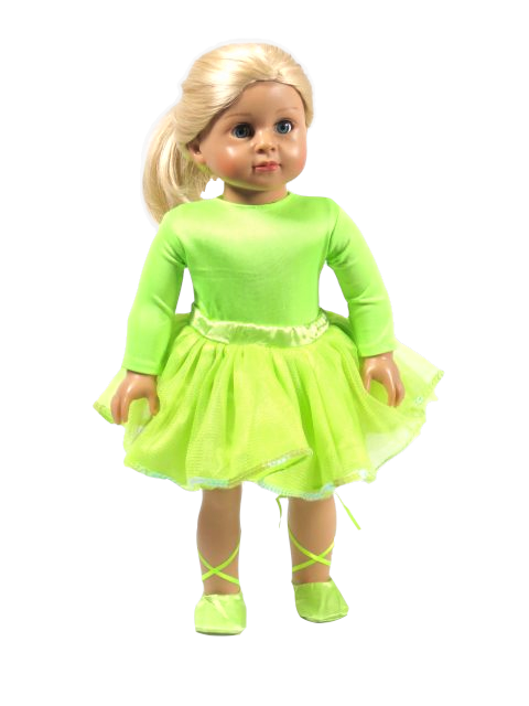 18 Doll Lime Dance Outfit