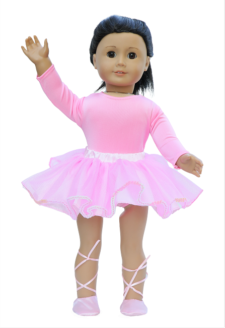 18 Doll Pink Dance Outfit