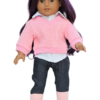 18" Doll Pink Sweater, Shirt, Jeans, & Boots