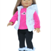 18" Doll Puffer Star Vest, T-Shirt, and Leggings