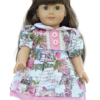18" Doll Shabby Chic Collared Dress