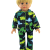 18 Inch Boy Doll Dino Pajamas