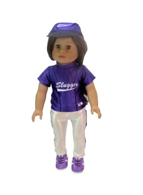Details about   New "Baseball Outfit with Bat & Ball"  #85630L fits 18" American Girl Dolls 