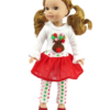 14.5" Wellie Wisher Doll 3-Piece Reindeer Outfit