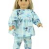 18" Doll Flannel Frozen Pajamas & Slippers