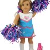 18" Doll 6-Piece Cheerleader Outfit