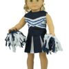 18" Doll Navy & White Cheerleader Outfit