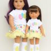 14.5" Wellie Wisher Doll Easter Egg Dress