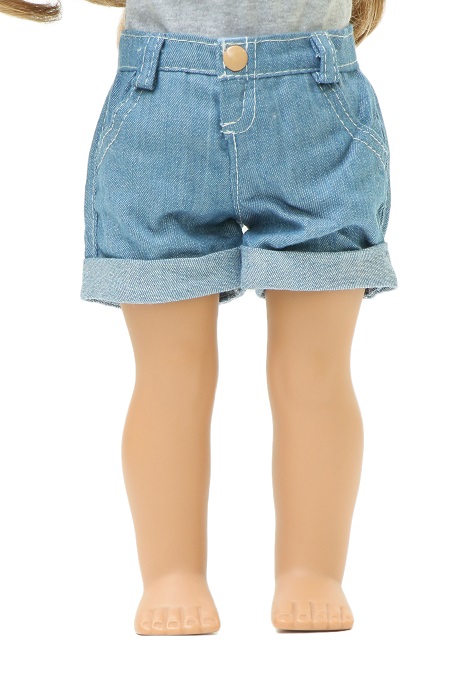 Details about   NEW Pink Cuffed Shorts FITS 18" DOLLS AMERICAN GIRL DOLL 