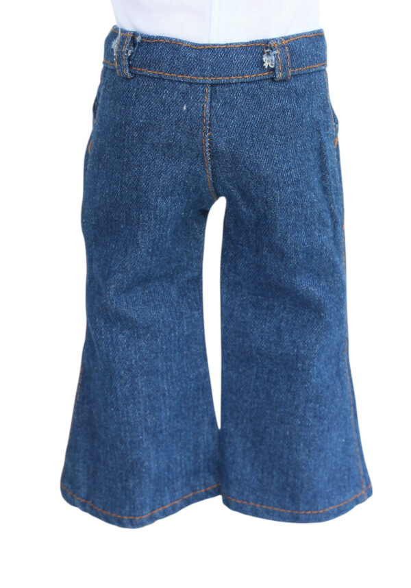 18" doll flare leg faded denim jeans