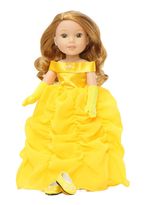 14 Inch Doll Belle Gown Slippers