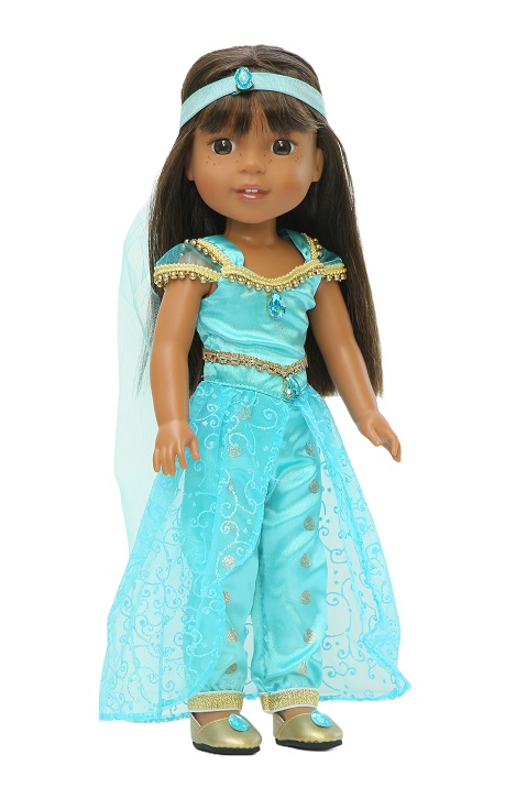 14 Inch Doll Jasmine Outfit Shoes