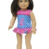 18" Doll Polka Dot Anchor Swimsuit