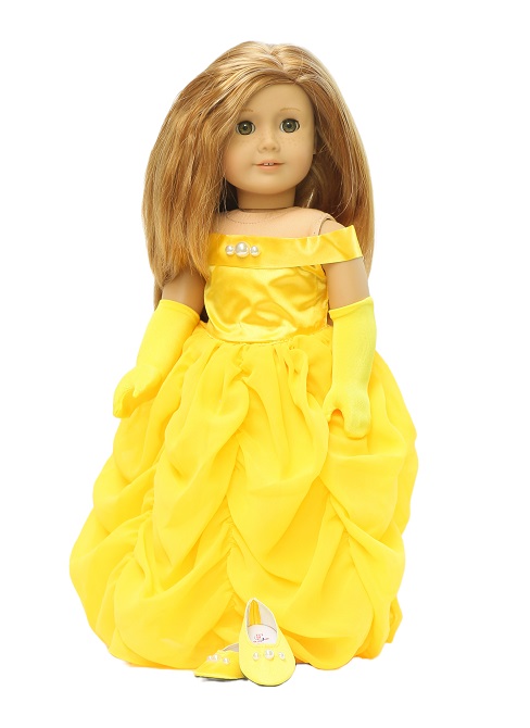 18 Inch Doll Belle Gown Slippers
